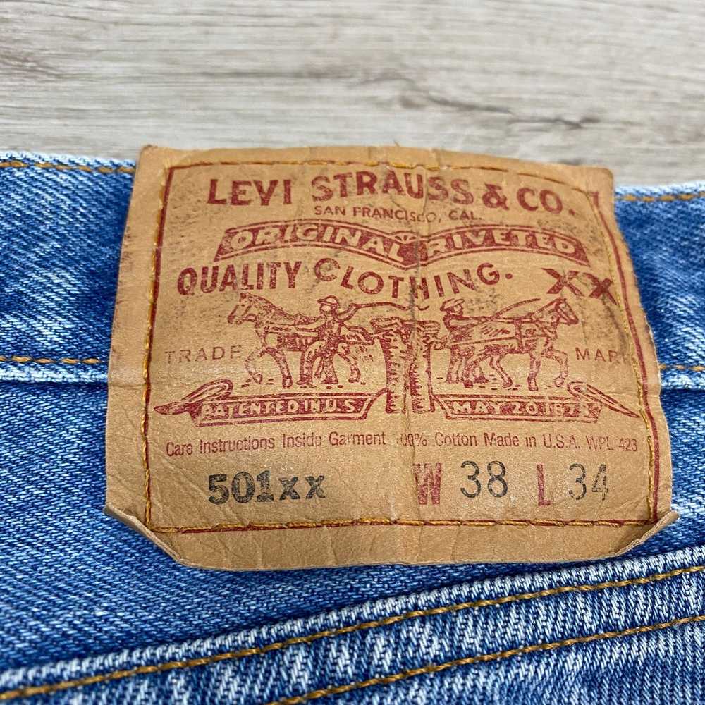 Levi's × Vintage VTG 90s Levi's 501 XX Made in US… - image 3
