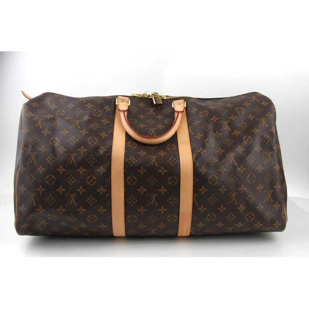 Louis Vuitton Keepall cloth travel bag - image 2