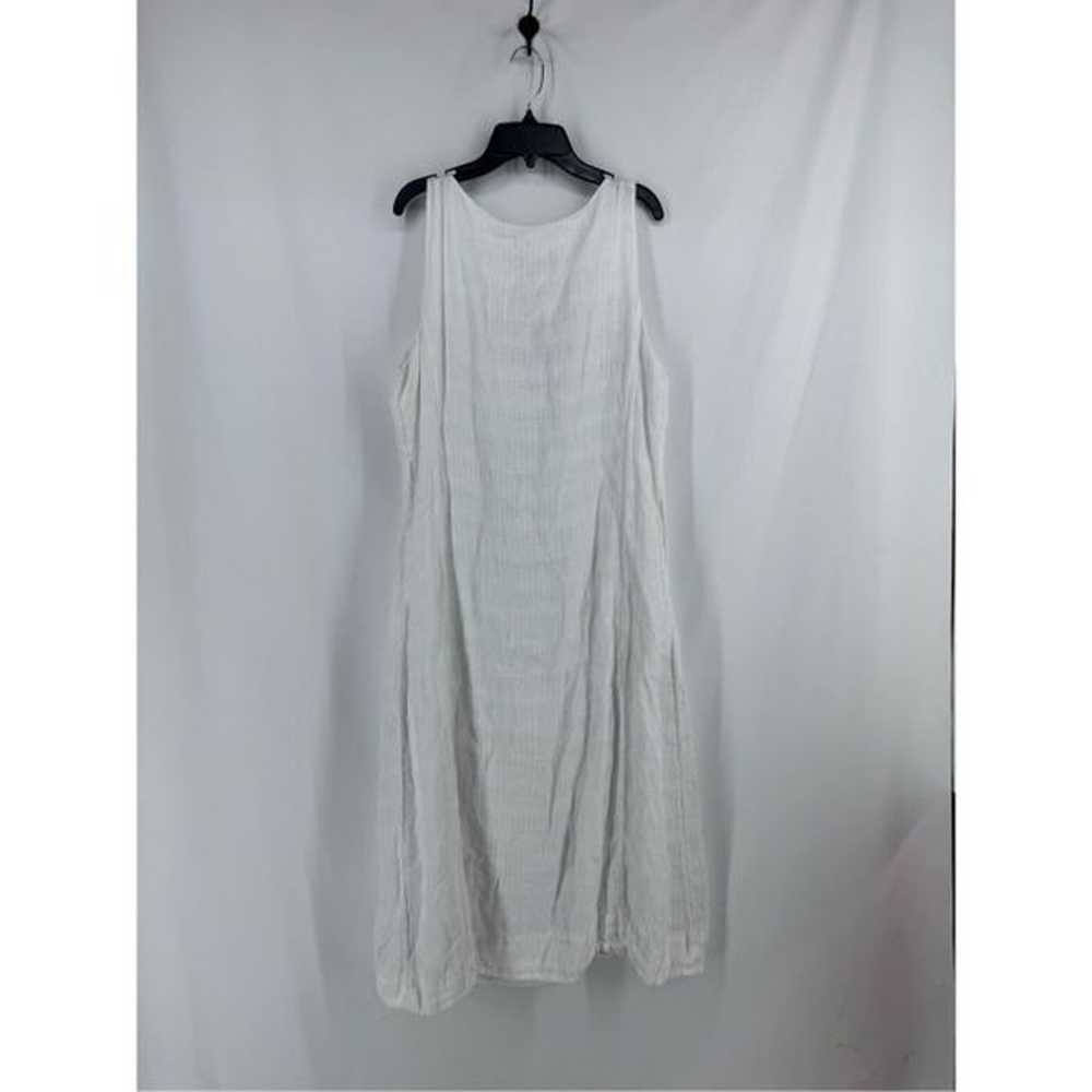 Eileen Fisher Women’s Off White Stretch Linen Sle… - image 7