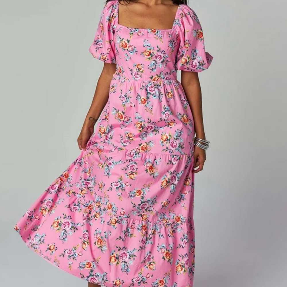 BuddyLove Posie Puff Sleeve Maxi Dress - Corsage … - image 4