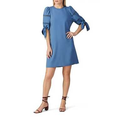 SEE BY CHLOE Blue Shift Dress Riverside Blue Size 