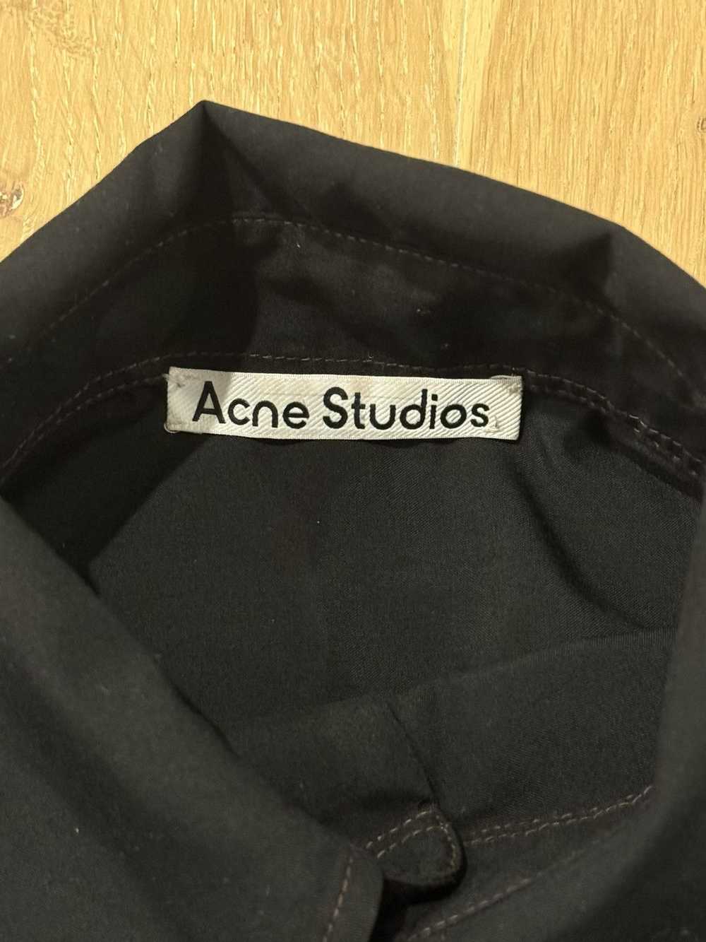 Acne Studios Acne Studios Black Relaxed Fit Overs… - image 4