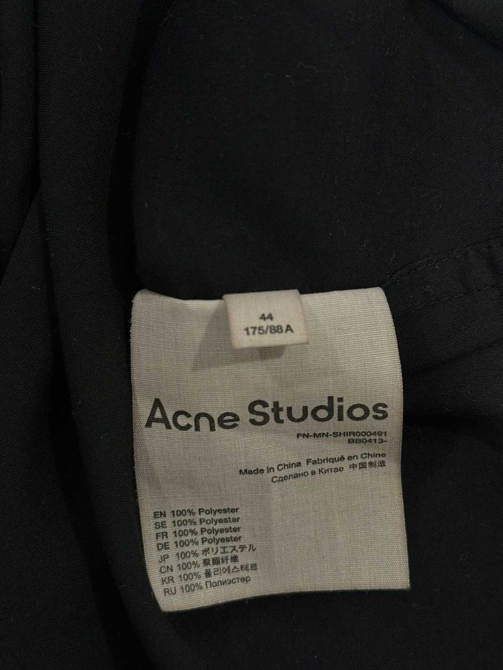 Acne Studios Acne Studios Black Relaxed Fit Overs… - image 6