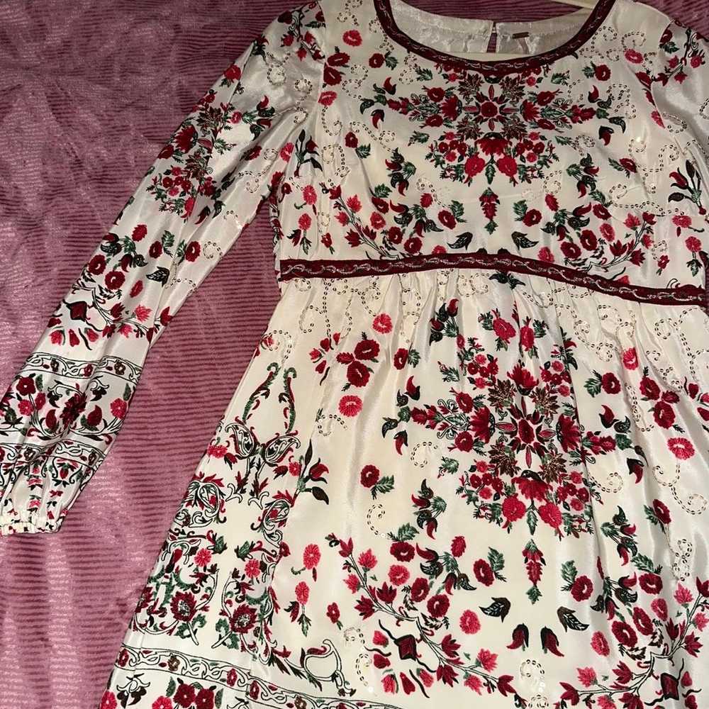 Free People Russian Doll floral sequin dress - image 4