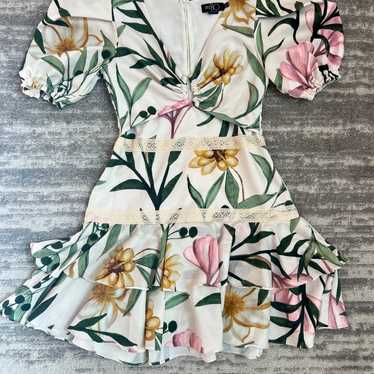 PATbo Tropical Print Dress
