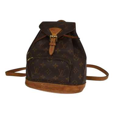 Louis Vuitton Montsouris patent leather backpack