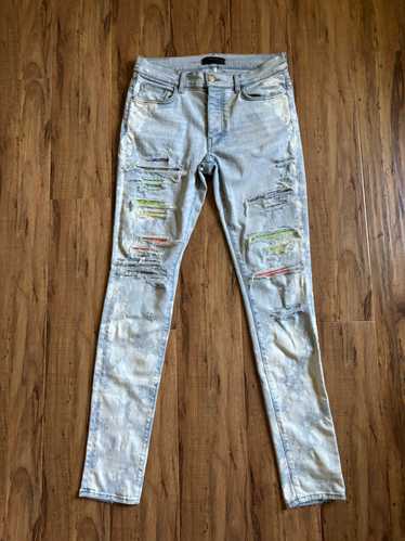 Amiri Amiri Thrasher Multi Color Crystals Jeans 32 - image 1