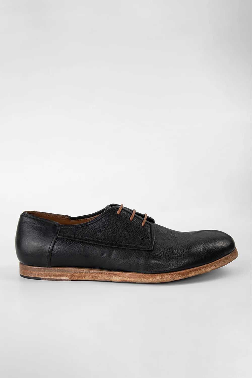 Untamed Street BRUCE rugged black derby shoes - image 1