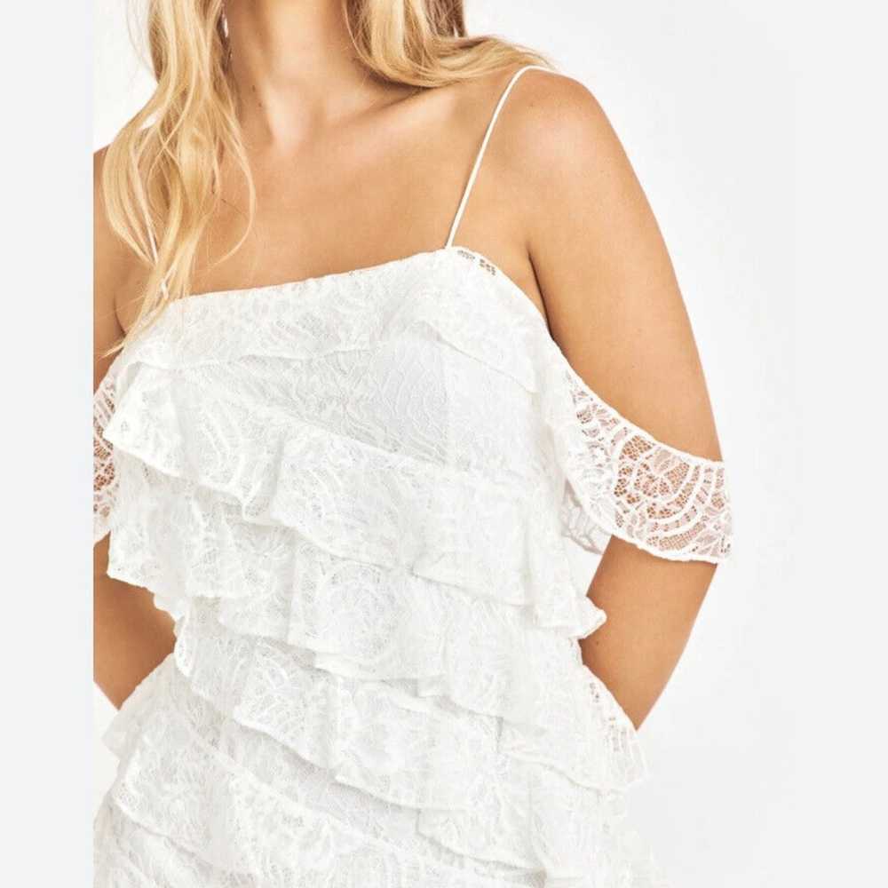 LoveShackFancy Sobine Asymmetrical Tiered Ruffles… - image 4