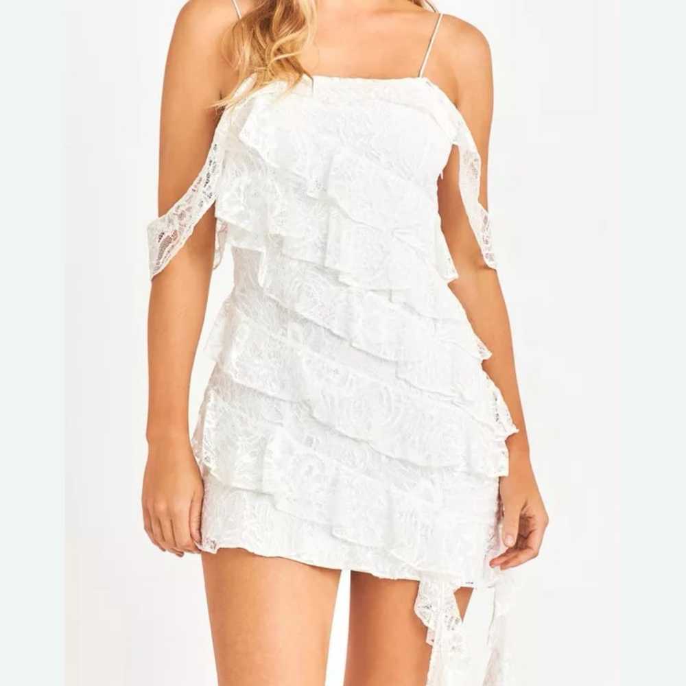 LoveShackFancy Sobine Asymmetrical Tiered Ruffles… - image 5