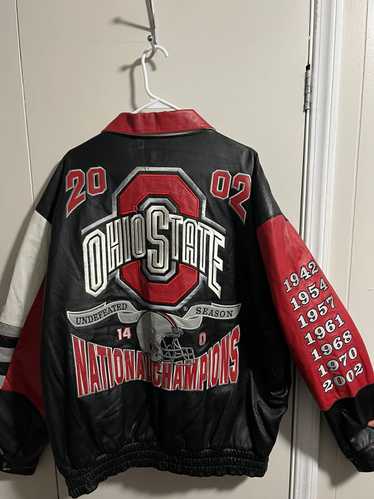 Jh Design 2002 Ohio State Champions Leather Jacket