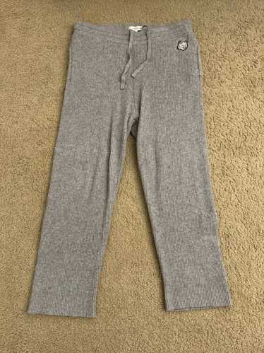 Maison Kitsune Grey Knit Sweatpants