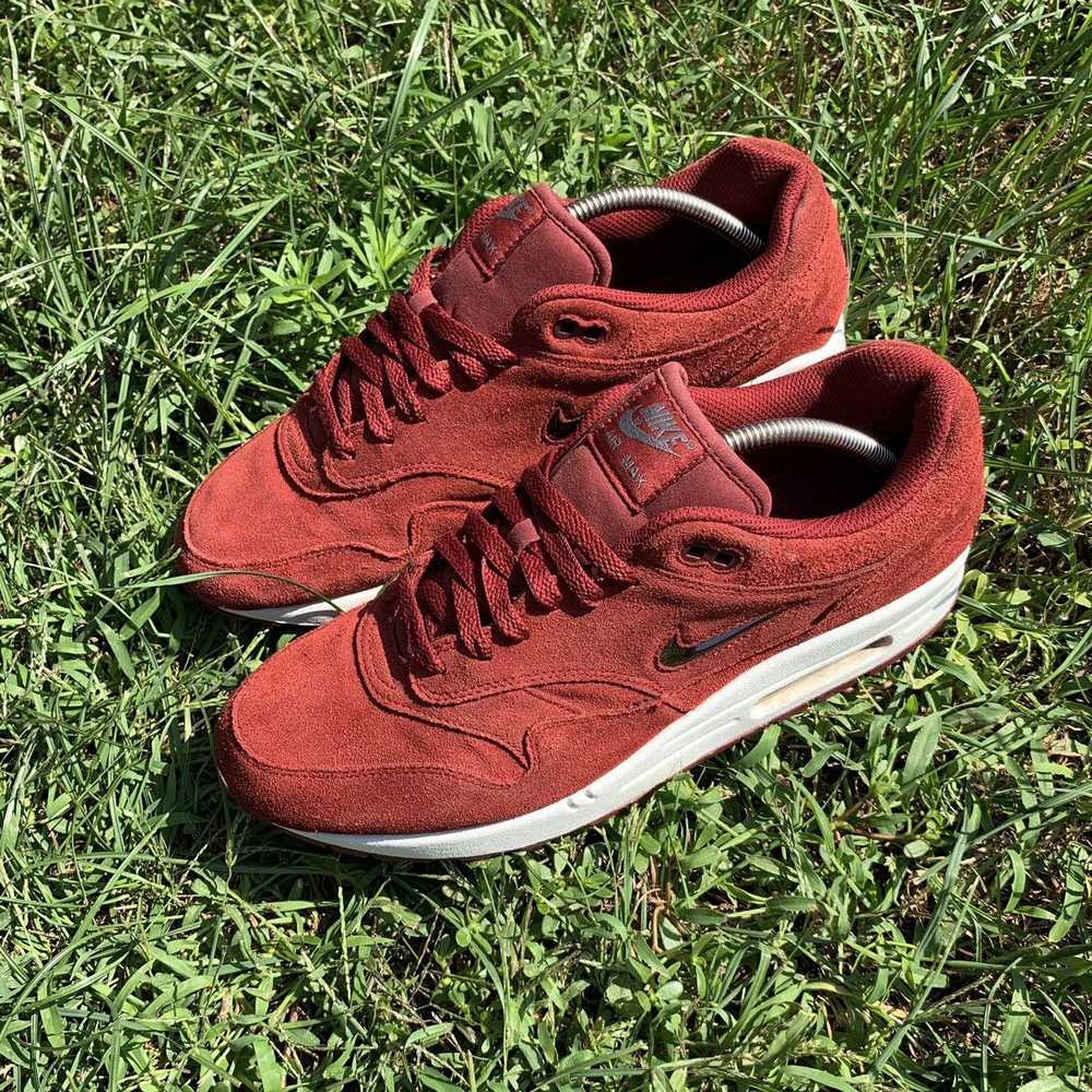 Nike Nike Air Max 1 Suede team red - image 2