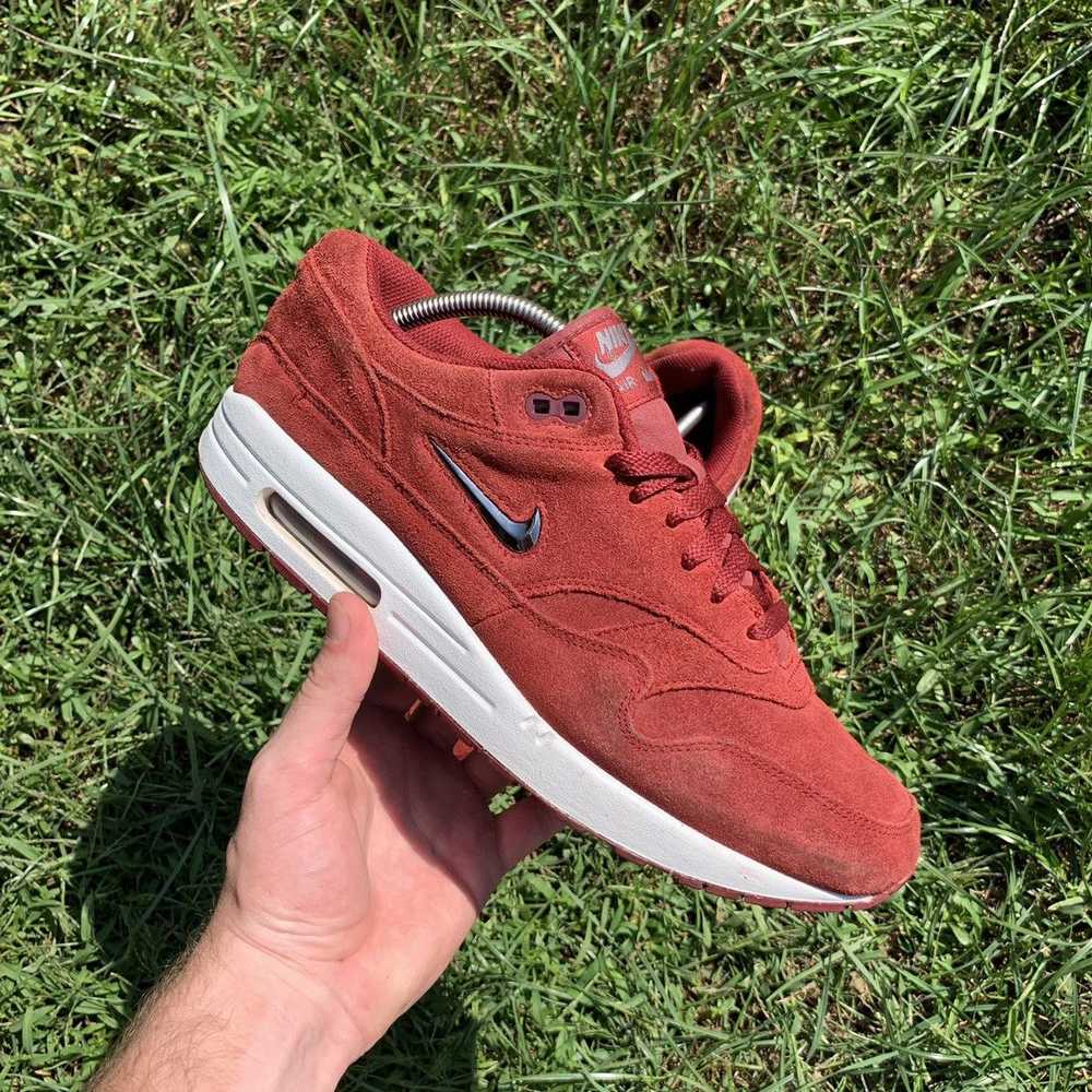 Nike Nike Air Max 1 Suede team red - image 3