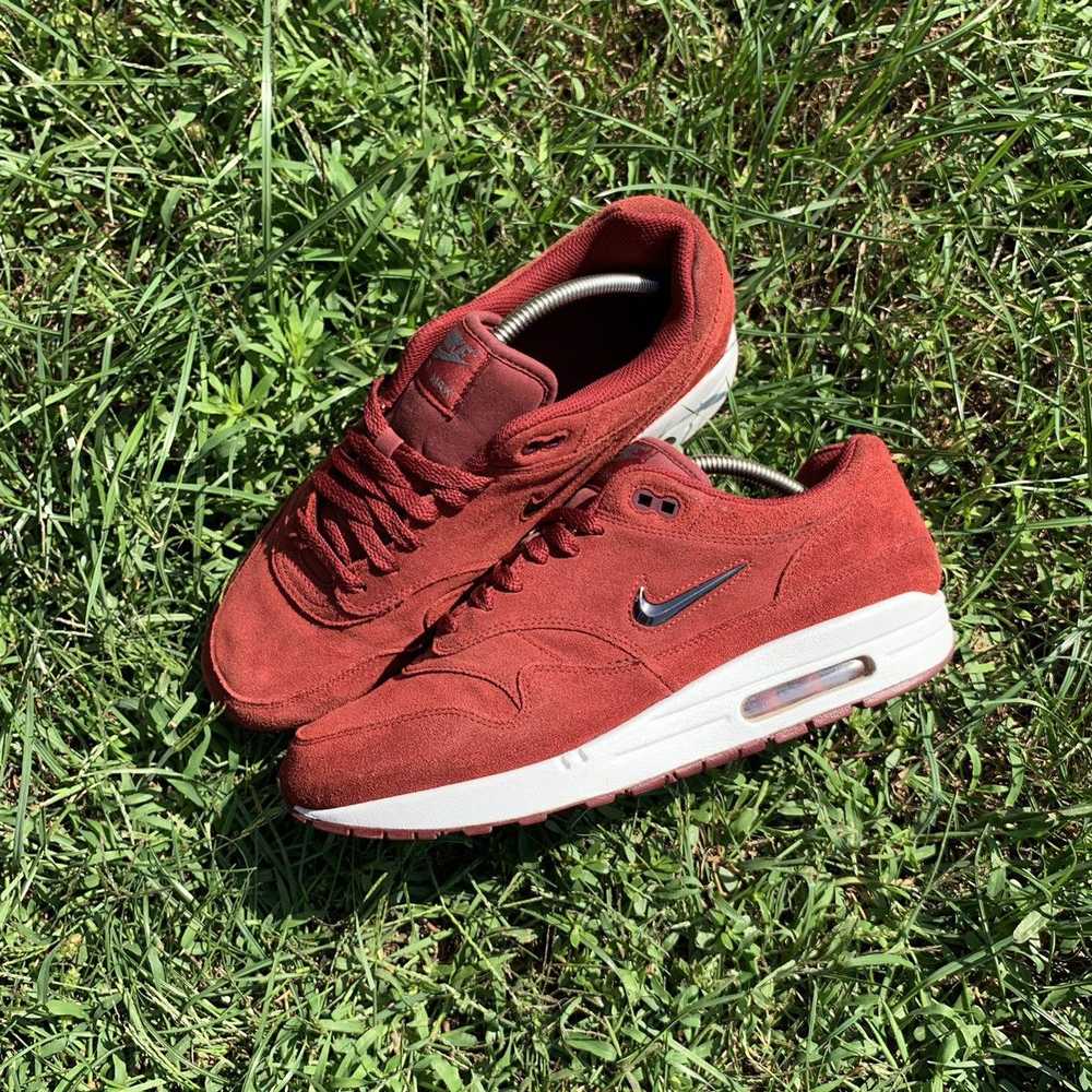 Nike Nike Air Max 1 Suede team red - image 4