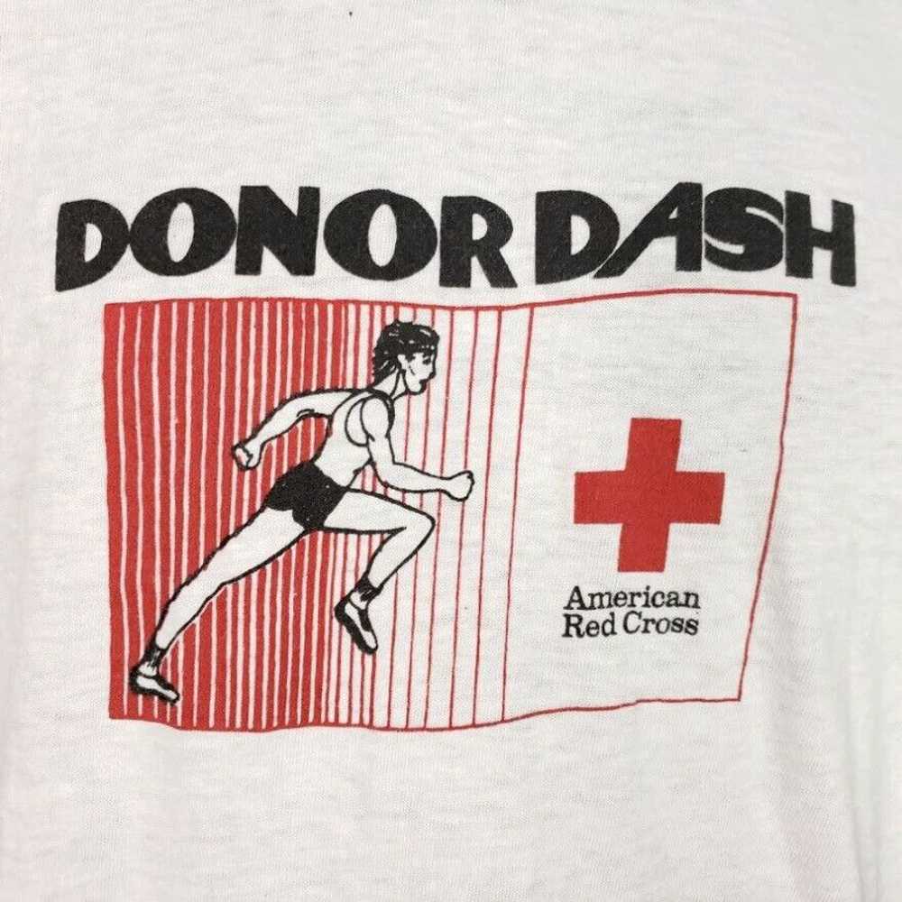 Vintage Vintage Donor Dash Race T Shirt Mens Size… - image 3