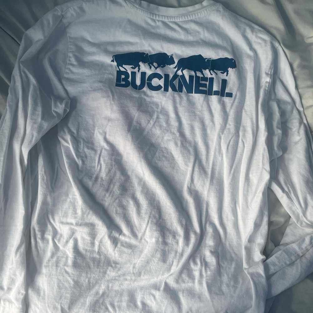 Bucknell Bison white long sleeve shirt - image 3