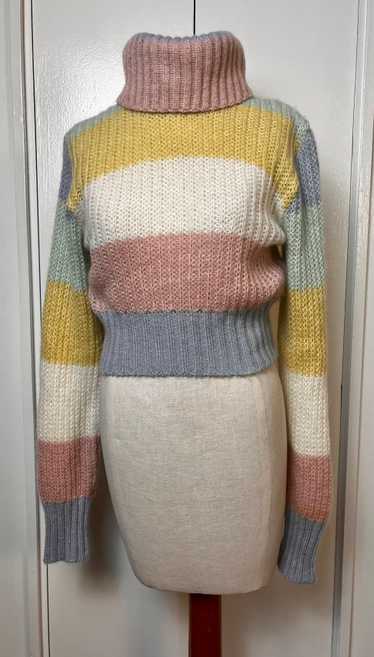 Vintage "Moschino Jeans" Pastel Rainbow Sweater