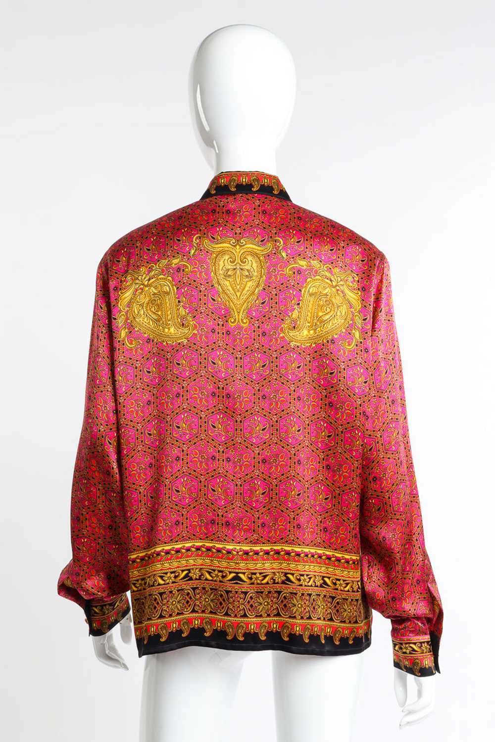 ESCADA Paisley Honeycomb Blouse II - image 3