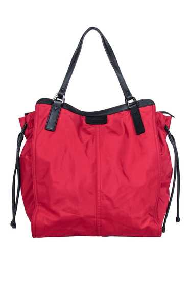 Burberry - Red Nylon Tote Bag