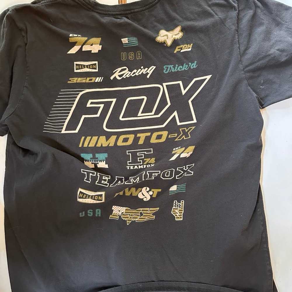 Fox Moto-X Racing Shirt Men's (or Women’s) XL Bla… - image 5