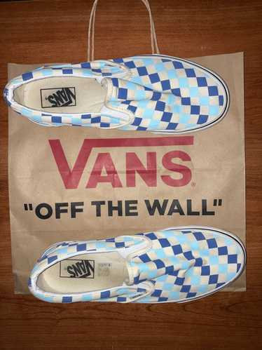 Vans Vans blue and white slip on