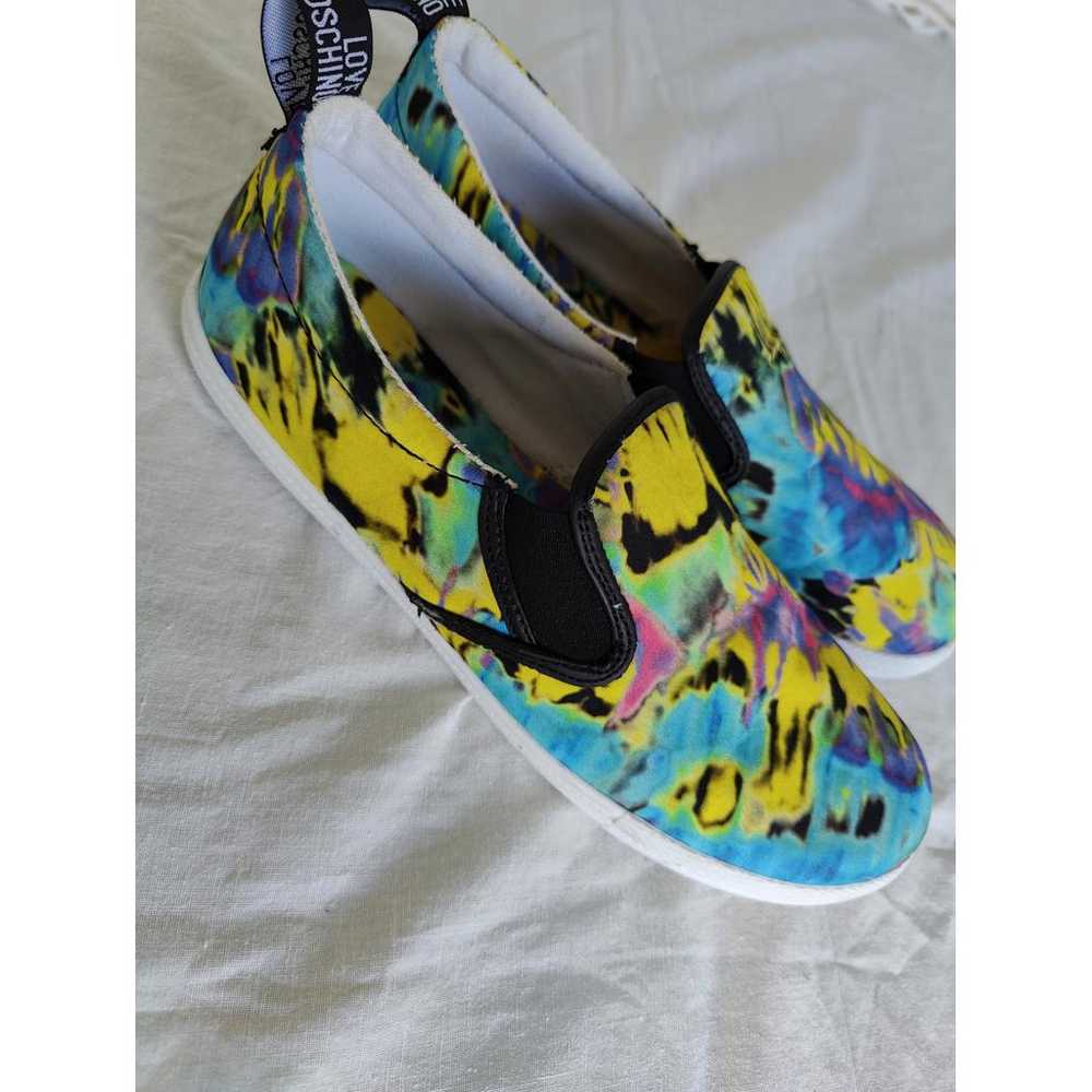 Moschino Love Cloth flats - image 7