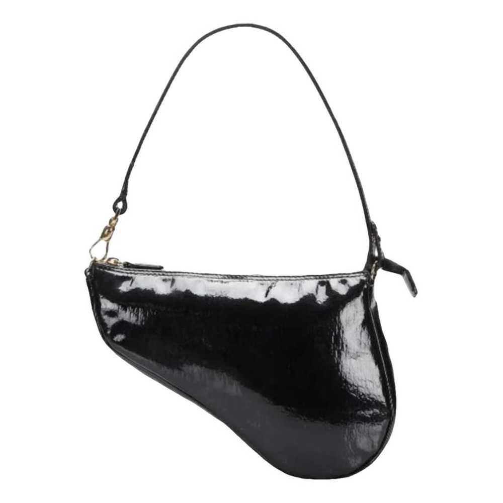 Dior Saddle vintage Classic patent leather handbag - image 1