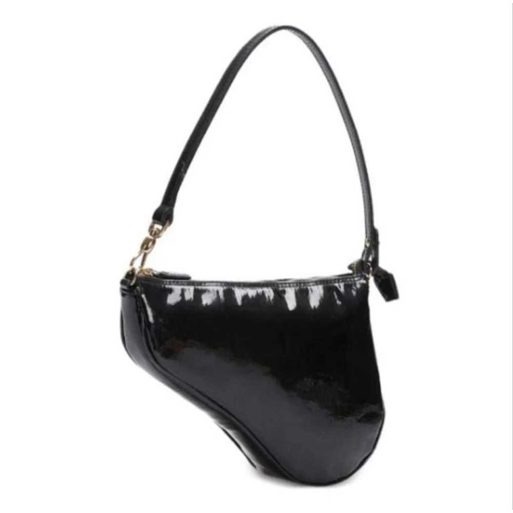 Dior Saddle vintage Classic patent leather handbag - image 3