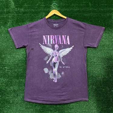Nirvana in Utero live 93 mineral wash Tshirt size 