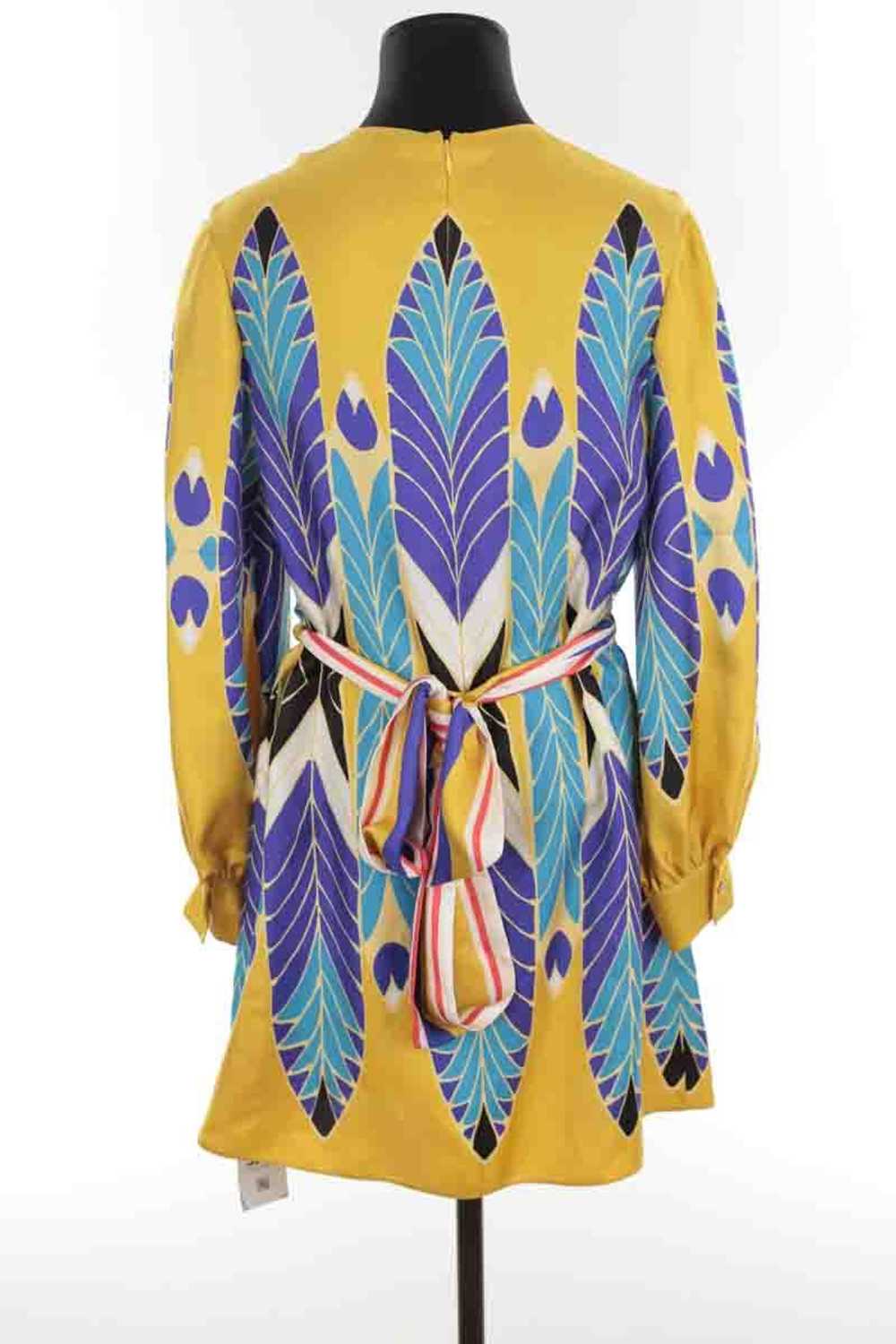 Circular Clothing Robe en soie Valentino multicol… - image 4