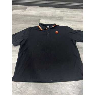 BURGER KING Employee Uniform Polo Shirt Black Size