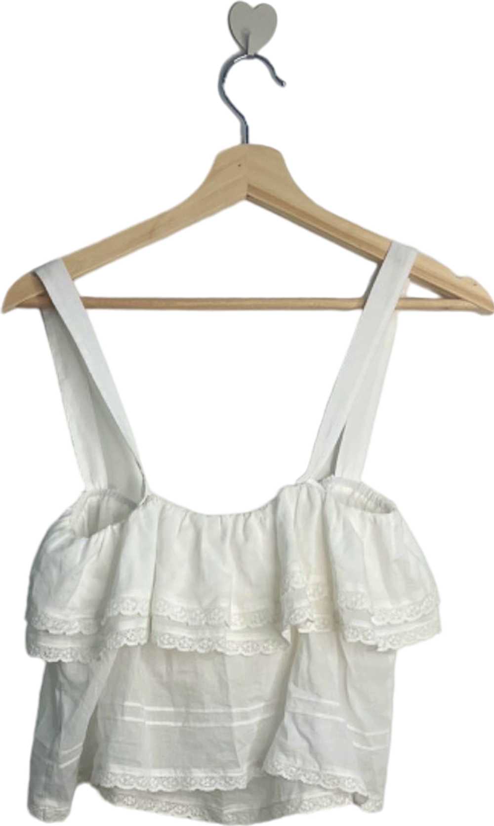 Reformation White Tarragon Top UK 12 - image 2