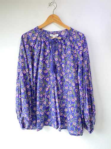 Emerson Fry India Collection Purple Floral Top