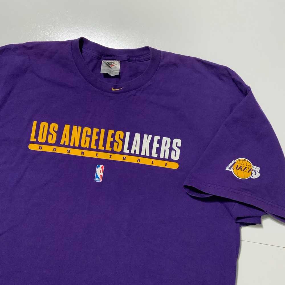 Vintage Y2K Nike Los Angeles Lakers Center Swoosh… - image 4