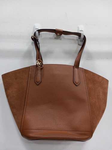Michael Kors Portia Large Leather & Suede Tote Bag