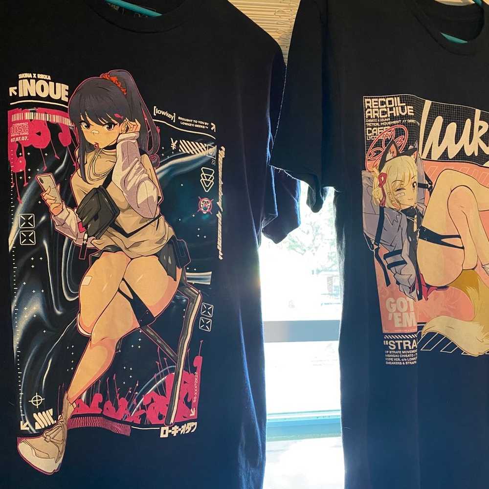 LOWKEY GEEKS Takina and Chisato Medium (M) T-Shir… - image 2
