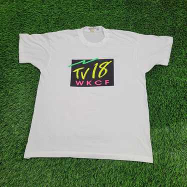 Screen Stars Vintage CW18 WKCF TV-Station Shirt W… - image 1