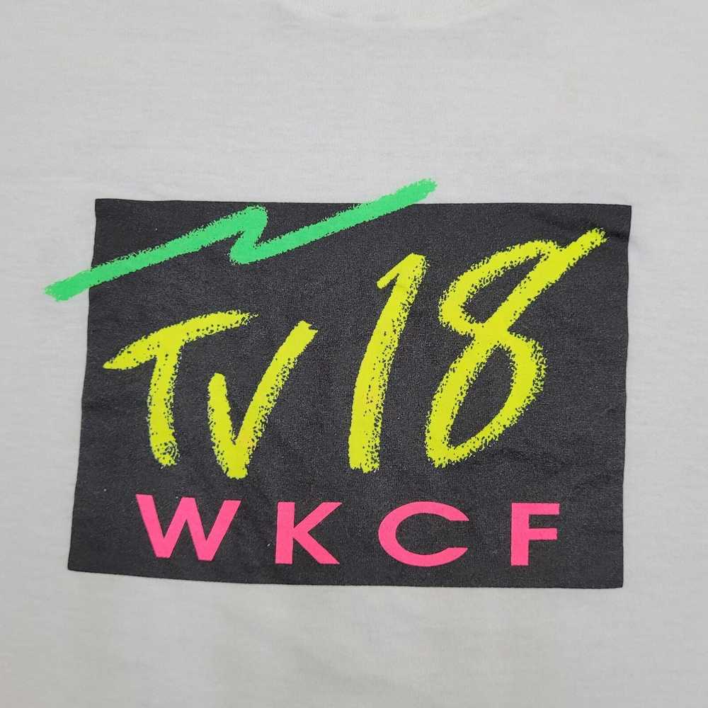 Screen Stars Vintage CW18 WKCF TV-Station Shirt W… - image 4