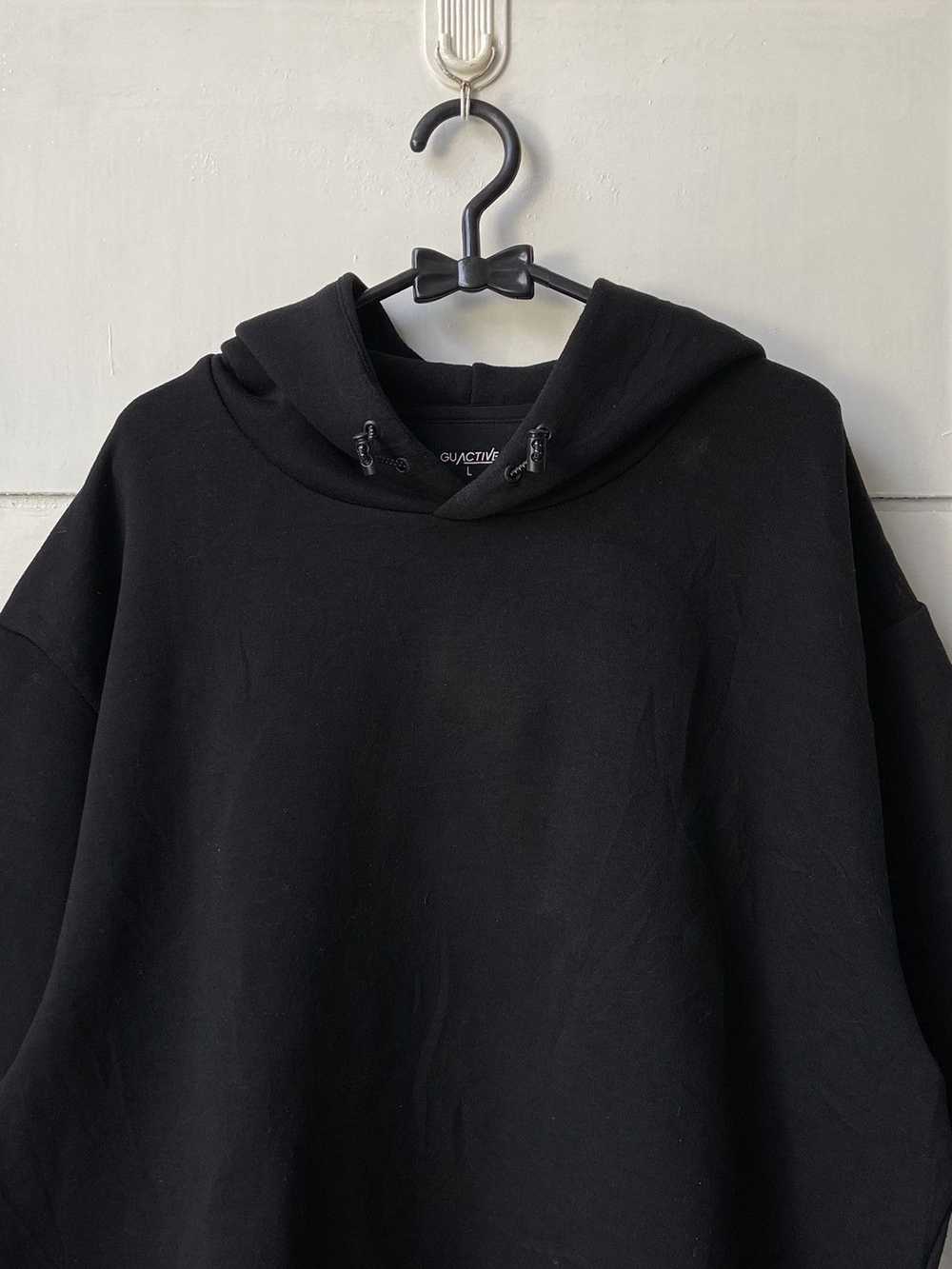 GU × Streetwear GU ACTIVE Black Hoodie - image 12