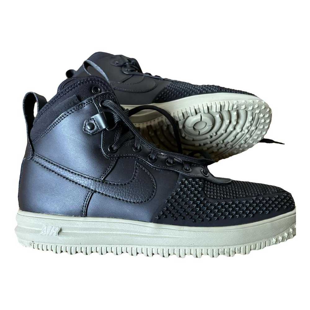 Nike Lunar Force 1 leather high trainers - image 1