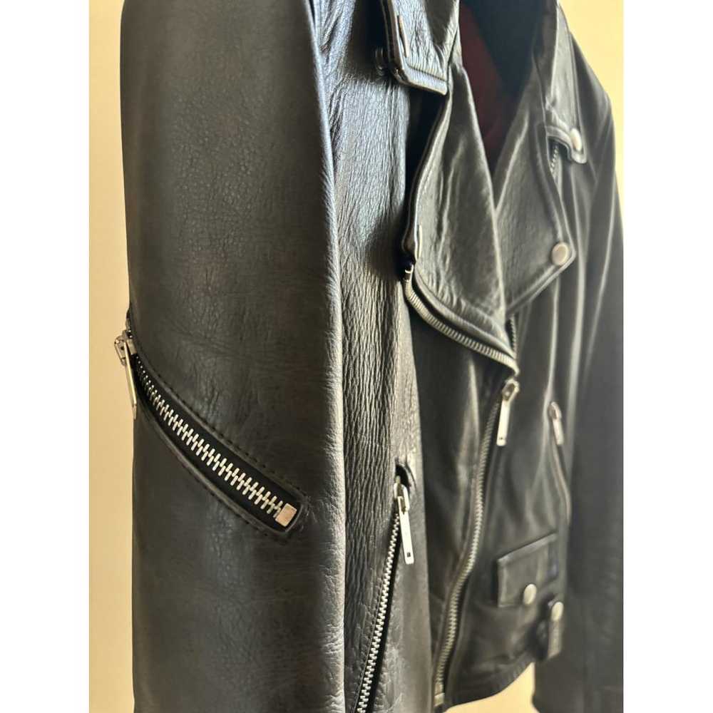 Golden Goose Leather biker jacket - image 2