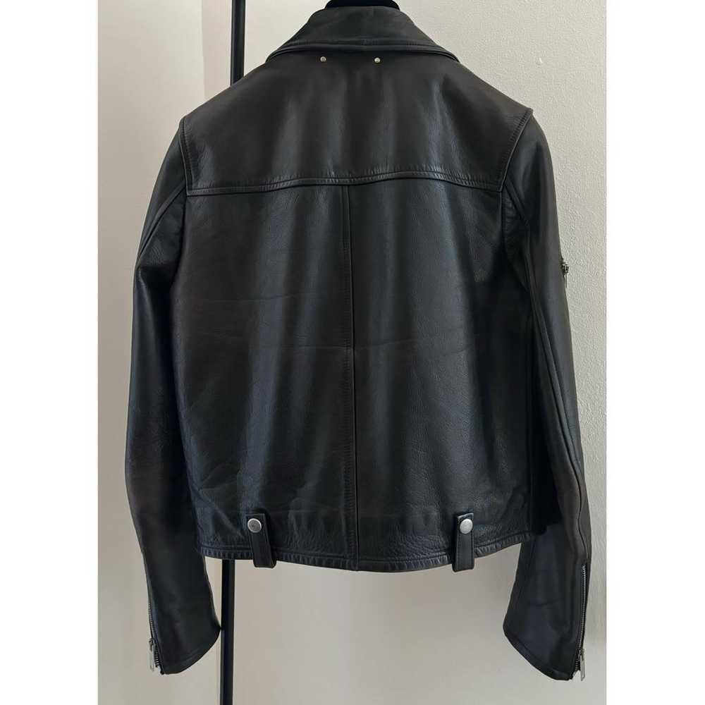 Golden Goose Leather biker jacket - image 3