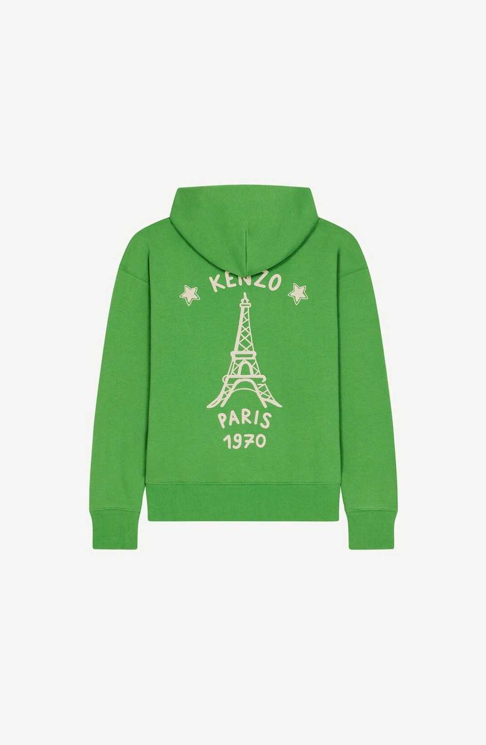 Kenzo o1mle0624 Oversized Hooded in Green/White - image 2