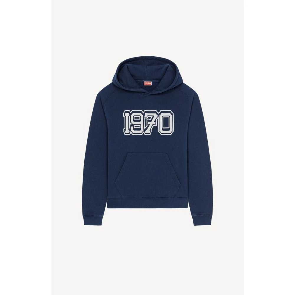 Kenzo o1mle0624 1970 Varsity Hooded in Navy/White - image 1