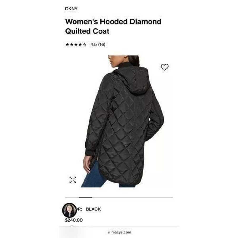 Donna Karen Woman Black Quilted Blazer Jecket - image 8