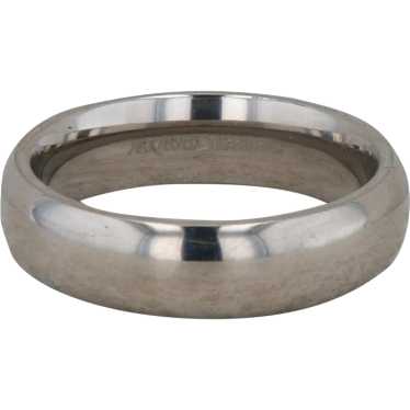 Men's Art Carved Titanium 6mm Wedding Band