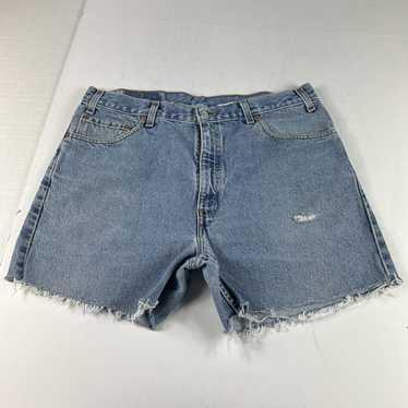 Levi's × Vintage Y2K Levi's Jean Shorts 505 Cut O… - image 1