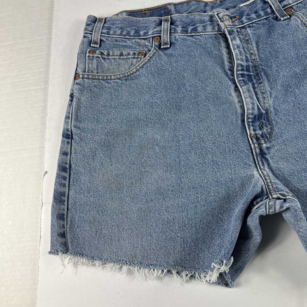 Levi's × Vintage Y2K Levi's Jean Shorts 505 Cut O… - image 2