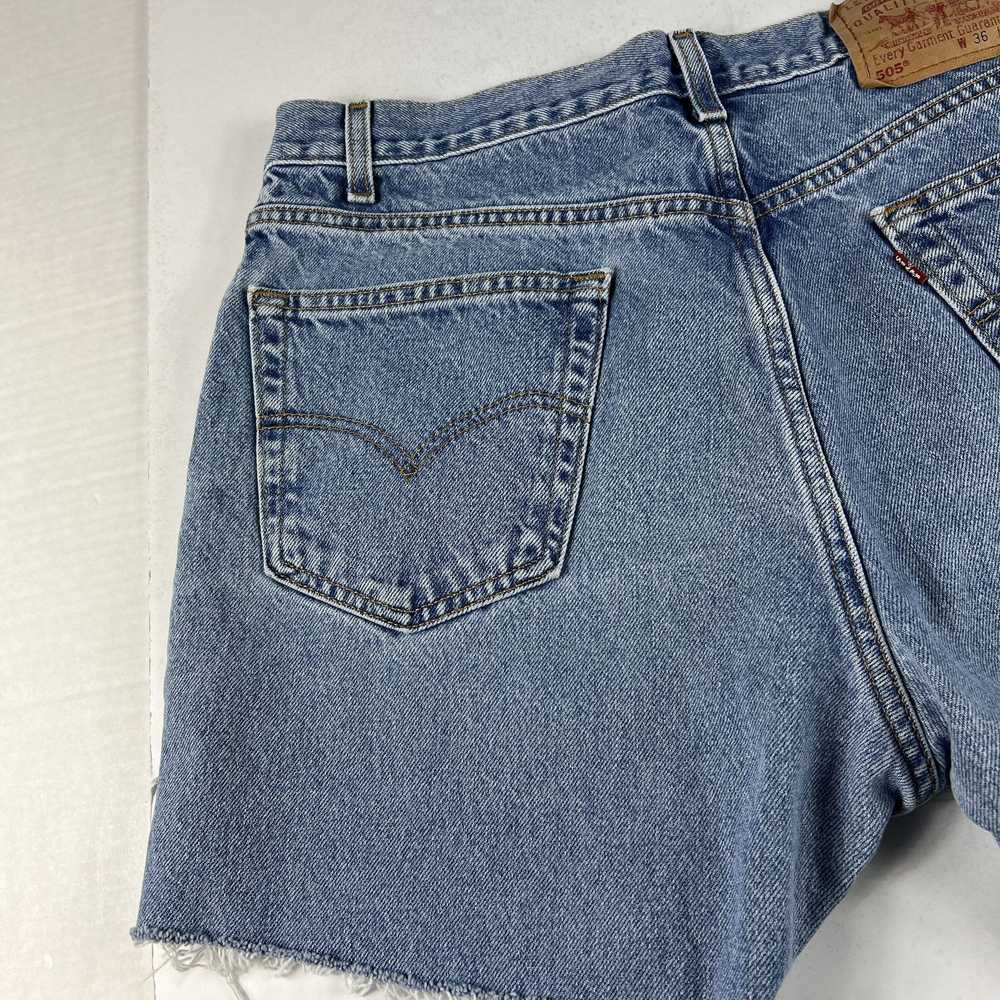 Levi's × Vintage Y2K Levi's Jean Shorts 505 Cut O… - image 9